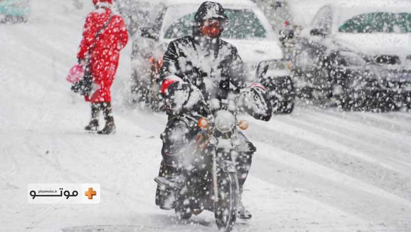 5 نکته مهم برای موتور سواری در زمستان موتور سواری در سرما