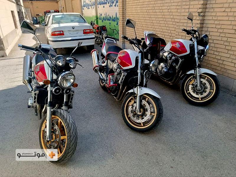 کشف 3 موتور سیکلت سنگین cb1300 قاچاق در البرز به ارزش بیش از 11 میلیارد ریال