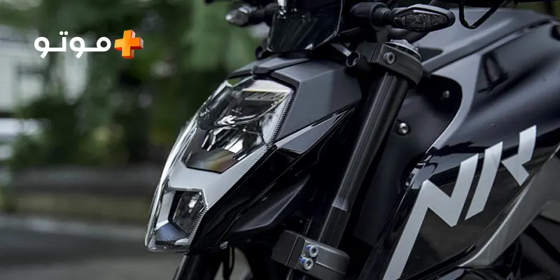 چراغ جلو - بررسی موتور سیکلت سی اف ۲۵۰ ان کی - CF 250 NK - cfmoto 2020 nk 250